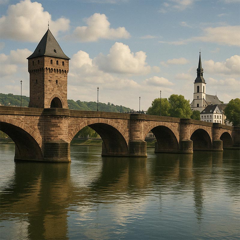 Balduinbrücke in Koblenz-Lützel