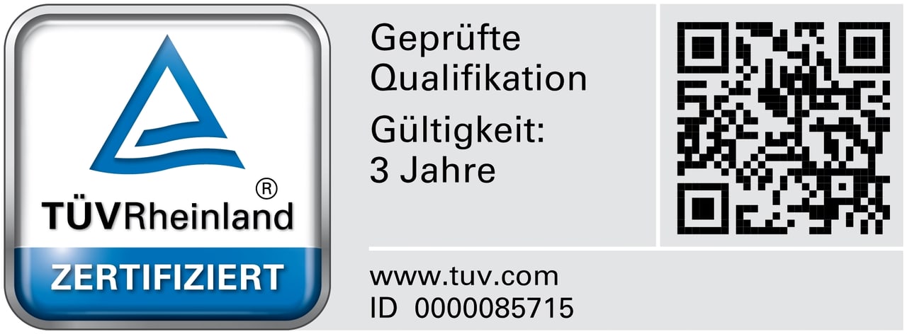 TÜV Rheinland – Geprüfte Qualifikation: Experte in Verkaufspsychologie
